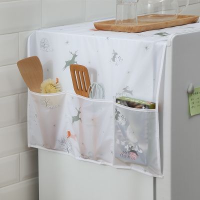 Waterproof Washing Machine Coat Dustproof Refrigerator Cover European Pattern Sun Dust Protection Case Household Accessories
