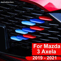 2021Car Front Face Middle Net Bright Sequins Modified Decoration Protection Strip Three Colors for Mazda 3 Axela 2019 2020 2021