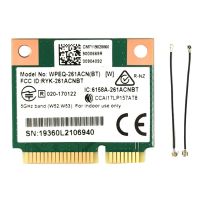 QCA6174 WPEQ-261ACN(BT) WIFI Card+IPEX4 to IPEX1 Cable 802.11AC 867M QCA6174 Bluetooth 4.2 WIFI 5 Mini PCIe Card