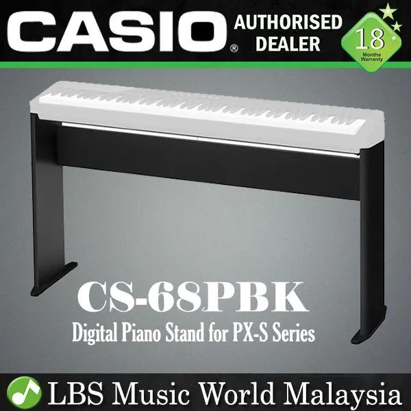 Casio CS-68PBK Privia Stand Black For PX-S Series Digital Piano