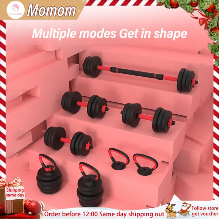 20 Kg Dumbbell/ Barbell/Kettlebell/Push up Workout set Dumbbells set 6