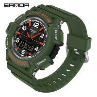 SANDA Men 50m Wristwatch Male Display Relogios Masculino ☏❦₪