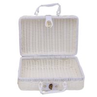 〖Margot decoration〗 Rattan Cosmetic Luggage Basket Holder   Rattan Handmade Storage Box - Storage Case - Aliexpress
