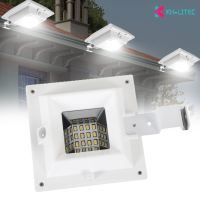 KHLITEC 12 LEDs Solar Gutter Light with Motion Sensor Outdoor Lighting Spotlight Solar IP44 Waterproof For Street Yard Path