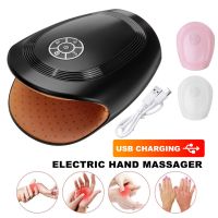 8W Electric Hand Massager Palm Finger Acupoint Wireless Massager with Air Pressure and Heat Compression for Gift