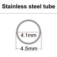 304ท่อสแตนเลสท่อ Superfine,เส้นผ่าศูนย์กลางด้านนอก4.5Mm,ความหนาของผนัง0.2Mm,0.3Mm,0.4Mm,ท่อ SUS304ขนาดเล็กเส้นผ่าศูนย์กลาง