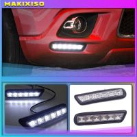 【LZ】❧◊❅  2 pçs para mitsubishi asx 2010 2011 2012 led drl luz de circulação diurna luz do dia branco lâmpada de advertência do carro-estilo luzes