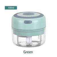 100250ml Electric Mini Garlic Crusher Portable Chopper USB Charging Ginger Chili Vegetable Masher Machine Kitchen Tool