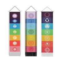 Rectangle Rainbow 7 Chakras Mandala Bohemia Blanket Tapestry Wall Decoration Decoration Meditation Banner Wall Art Decoration ideal