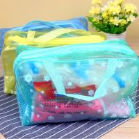 Women Swimming Bag Handbags Transparent PVC Plastic Pool Beach Makeup Organizer Toiletry Storage PVC Bag