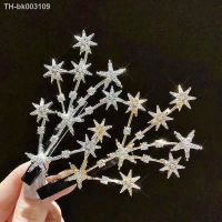 ✕♝ korean Women Hairpin Shiny Luxury Rhinestones Hair Accessories Silver Crystal Tree Stars Sweet Metal Hair Clips