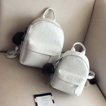 White on sale fashion backpack