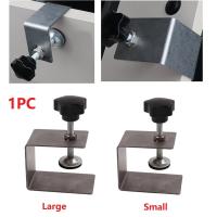 1Pcs Drawer Front Installation Fixing Clamp Hardware Jig Mounting Clip Fasten Stainless Steel Home Improvement Woodworking Tool