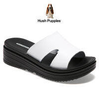 Hush Puppies_รองเท้าผู้หญิง รุ่น Ruby HP 8WSFI7936B - สีขาวสี รองเท้าแตะหนังแท้ รองเท้าแตะแบบ Women Shoes Slides