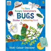 สินค้าใหม่ ! Reason why love ! The Very Hungry Caterpillars Bugs Sticker and Colouring Book [Paperback] หนังสือภาษาอังกฤษพร้อมส่ง มือหนึ่ง