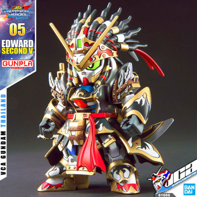 VCA ⭐️ BANDAI GUNPLA SD GUNDAM WORLD HEROES SDW EDWARD SECOND V ประกอบ หุ่นยนต์ โมเดล กันดั้ม กันพลา ของเล่น VCAGTH