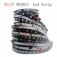 5M DC12V WS2811 60Leds/M 5050 RGB Addressable Led Pixel Strip Light Full Colors Led Strip Ribbon Flexible Digital Led Tape 1 Ic Control 3