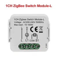 GIRIER Tuya Zigbee 3.0โมดูลสวิตช์อัจฉริยะไม่ต้องใช้สายไฟที่เป็นกลางสมาร์ทโฮมเครื่องตัดไฟ DIY ใช้งานได้กับ Alexa Google Home