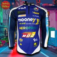 Mooney VR46 Racing Moon Vir 2023 MG0094 Marinee 10 Zoof เสื้อยืดแขนยาว