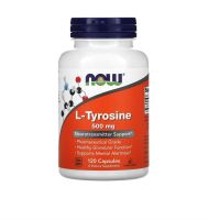 [ แอลไทโรซีน ] NOW Foods, L-Tyrosine (500 mg) x 120 แคปซูล (Capsules)