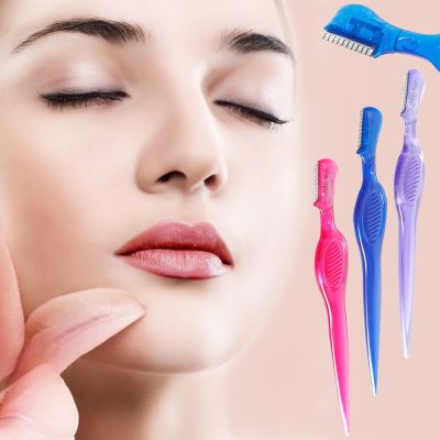 1Pcs Eyebrow Trimmer Eyebrow Razor Shaver Blade Eye Brow Shaper Face Razor Facial Hair Remover For Women Makeup Tools