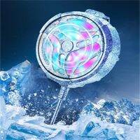 ▨ Universal Rgb Mini Phone Cooling Fan Usb Radiator Gaming Cooler Compatible For I phone S amsung X iaomi R edmi H uawei Nova