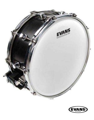 Evans™ B14UV1 หนังกลองสแนร์ 14" แบบน้ำมันใส 1 ชั้น หนา 10 มิล แบบขุ่น เคลือบ UV (UV1 Coated Snare Batter Drumhead) ** Made in USA **