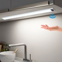 LED USB Rechargeable Closet Cabinet Wardrobe Lamps Motion Sensor Under Cabinet Light 20/40/60/80CM LED Aluminum Night Lighting Ceiling Lights