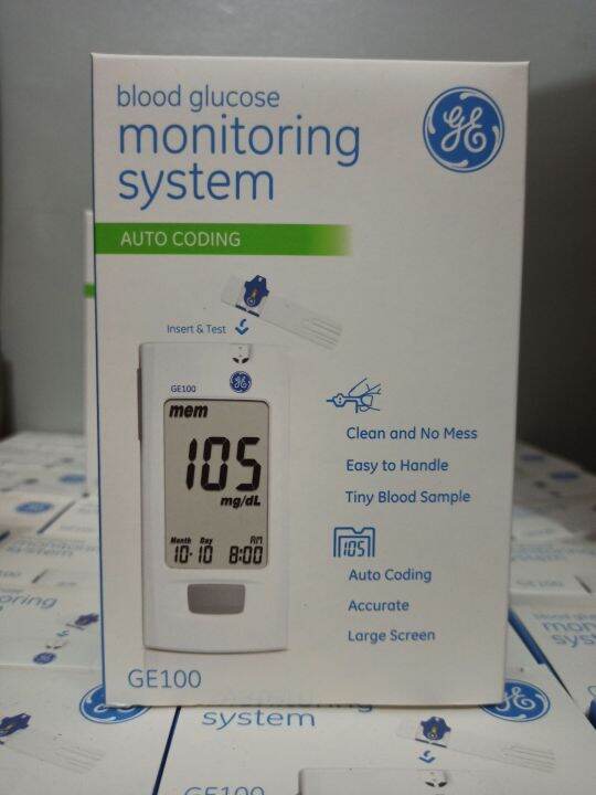 GE100 BLOOD GLUCOSE MONITORING SYSTEM Lazada PH