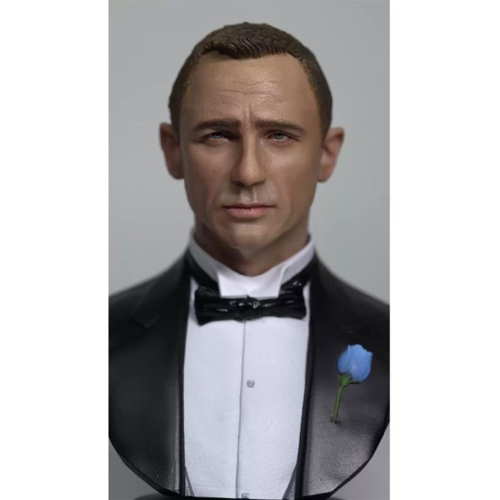 Classic 1/10 Scale 007 James Bond Resin Bust Unpainted Figures Resin ...