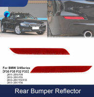 (ฟุต) สำหรับ BMW 3 4 Series F30 F32 F33 F36 F35ด้านหลังกันชน Reflector Fog Fog สำหรับ318 320 323 325 330 335 2011 ~ 2015