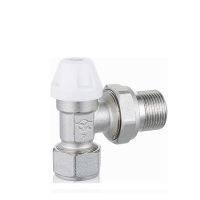 Backwater Locking Valve Angle Type DN15 DN20 1216 1620 Thermostat Radiator Value Adapter Brass Faucet Water Supply Ball Valve Plumbing Valves