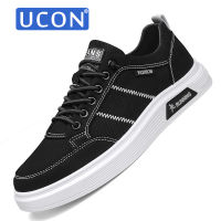 UCON ใหม่ฤดูใบไม้ผลิและฤดูร้อนรองเท้าผ้าใบแบบลำลองนักเรียนเข้ากับทุกชุดรองเท้าผู้ชายน้ำหนักเบาสวมใส่สบายรองเท้าผ้าใบแฟชั่นสำหรับผู้ชาย39-44คน