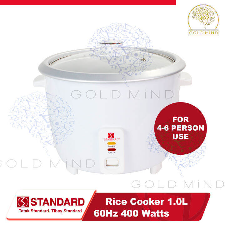 Standard Rice Cooker 1.0 Liters 5 Cups Rice 400W Lazada PH