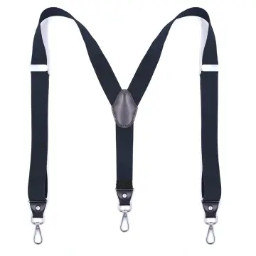 Men Women Suspender Heavy Duty Swivel Hooks Elastic X Type Unisex