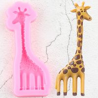 【CW】 Silicone Molds Animals Chocolate Baby Birthday Fondant Decorating Tools Cookie Baking Clay Mould