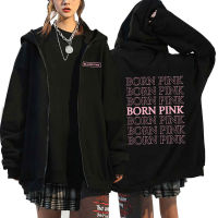 Blackpink BORN Cool Kpop Hoodie Sweatshirts สำหรับผู้หญิง/ผู้ชาย