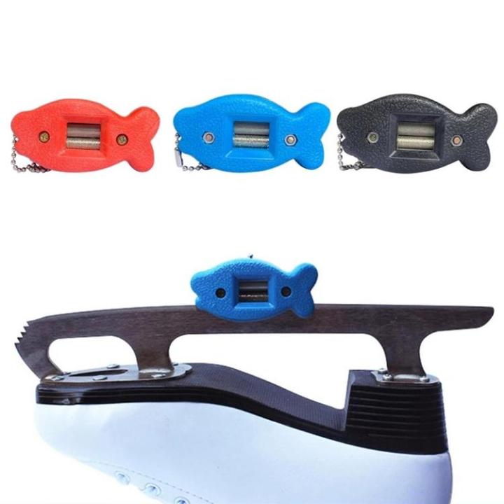 skate-edge-blade-grinder-fish-shaped-ice-skate-sharpener-diamond-hand-held-pattern-blade-skate-sharpening-tool-with-key-chain-for-figure-skates-ordinary