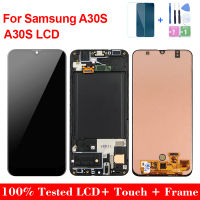 6.4 "ต้นฉบับสำหรับ S Amsung G Alaxy A30S จอแสดงผล LCD Touch Screen A307F SM-A307FN Ds A307G Ds Digitizer อะไหล่ที่มีกรอบ