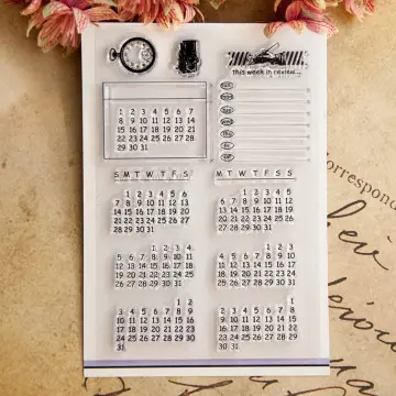 Midori Stamp Penetration Mark Calendar Pattern 35399006 