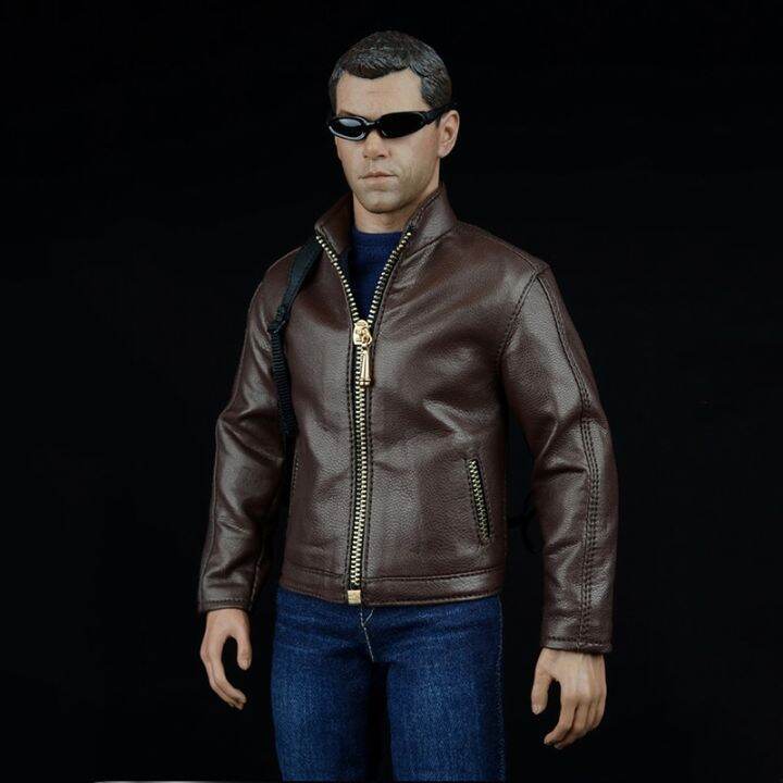 1-6-scale-matt-damon-male-man-agent-suit-leather-jacket-shirt-jeans-pants-accessories-clothing-clothes-set-12-inches-figures