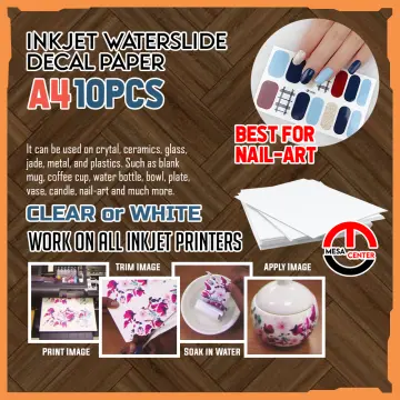 Clear Printable Sticker / Transparent Inkjet Friendly A4