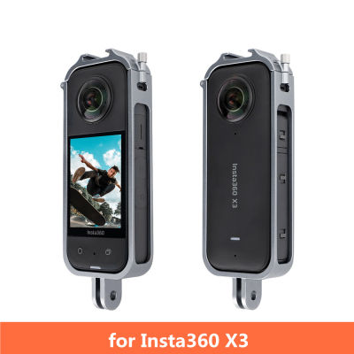 Sunnylife X3 Insta360อะลูมิเนียม Perlindungan Kes Bingkai Kasut Sejuk Ung Kurungan Perumahan เคส Insta360 X3