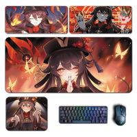 Hu Tao Mouse Pad Genshin Impact Mousepad Genshin คีย์บอร์ด Pad Hu Tao Padding คอมพิวเตอร์ Pad PC Gaming อุปกรณ์เสริมโต๊ะ