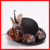 Steampunk Gothic Dome Hat Goggles