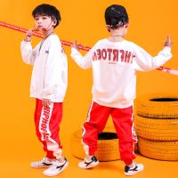 [COD] new childrens performance boys hip-hop Korean style sweater loose girls trendy dance suit