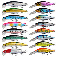 Set Mixed 16pcsLot 2 Models Minnows Fishing Lures Jerkbait High Quality Fishing Tackle 6# Hooks