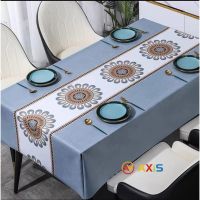 {Deceel} Mantel/ Tablecloth Pvc กันน้ำกันสิ่งสกปรกคลุมทานอาหารข้างนอกผ้าปูโต๊ะ