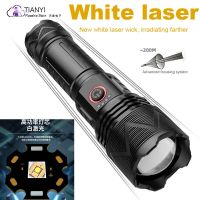 LED strong light outdoor multi-function ultra-strong long-range white flashlight waterproof and fall-resistant Rechargeable  Flashlights