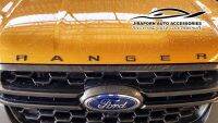 โลโก้ฝากระโปรงหน้า FORD RANGER 2022 สีดำ สีแดง